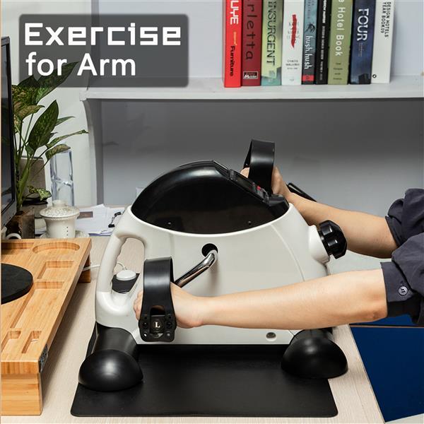 EMPIRE Mini Exercise Bike Portable Home Use Hands and Feet Trainer